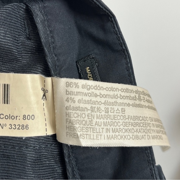 Massimo Dutti Pleated Trousers. Black. Size: 2. #713 - Picture 11 of 11